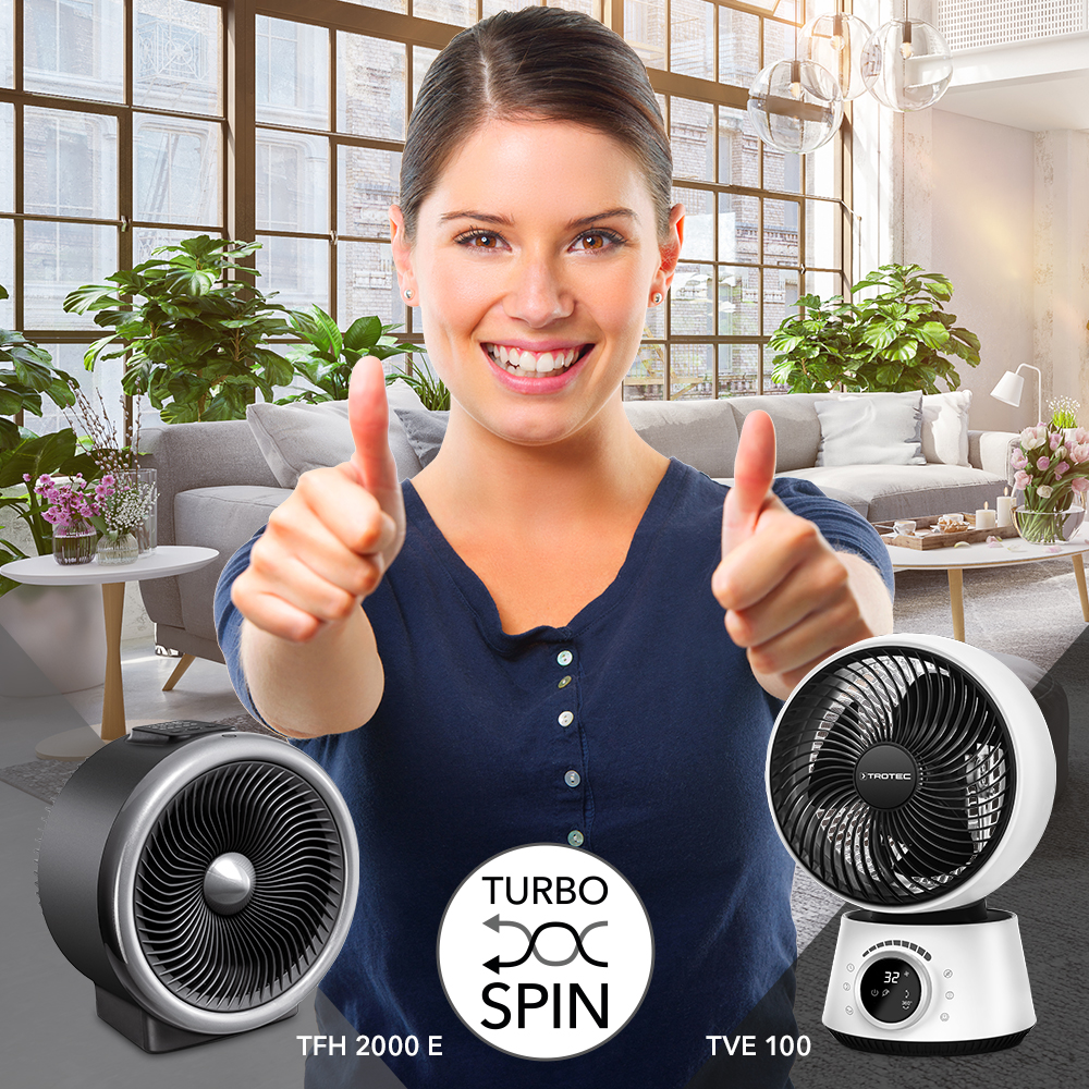 Mega-Tuning für Klimageräte: Ventilatoren mit Turbo-Spin – Trotec Blog